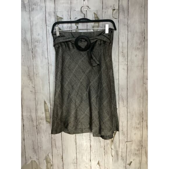 Joe Benbasset Belted Gray Midi Skirt for Women Size 1 - Picture 1 of 5